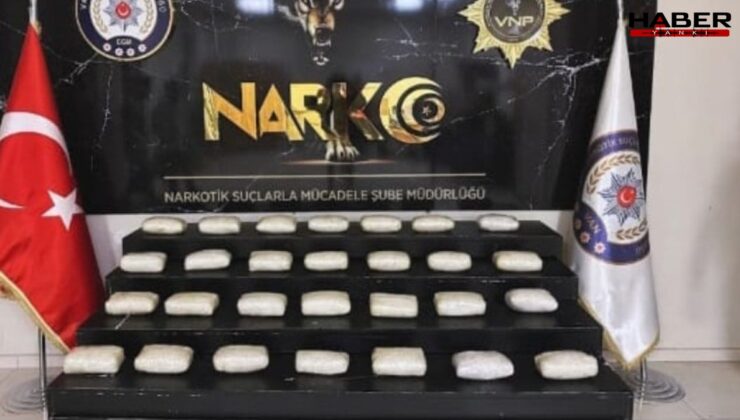 Van'da onlarca kilo metamfetamin ele geçirildi