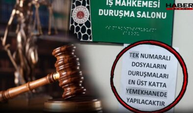 Yemek servisi ve çatal bıçak sesleri arasında adalet dağıtıyorlar!