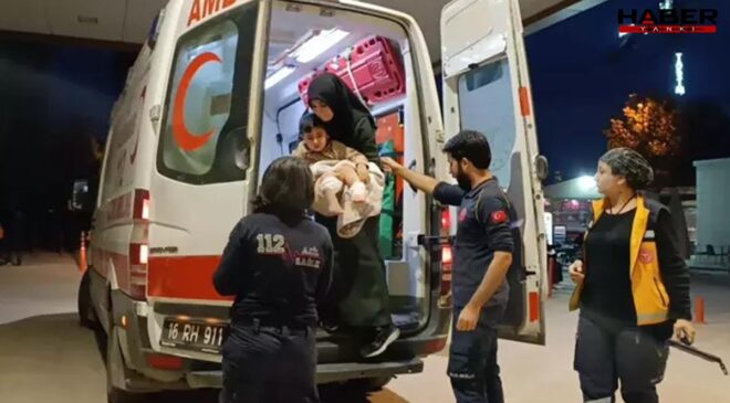 3 yaşındaki çocuğun üzerine çaydanlık döküldü