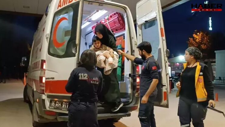 3 yaşındaki çocuğun üzerine çaydanlık döküldü