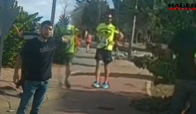 Adana'da halk koşusuna öfkelenen sürücü koşucuyu tartakladı