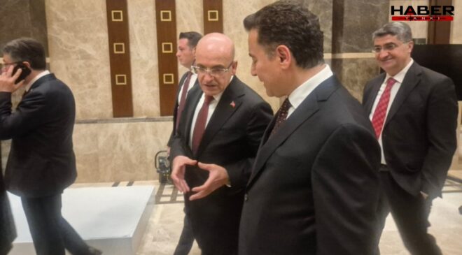 Ali Babacan ve Mehmet Şimşek'in resepsiyonda ne konuştuğu ortaya çıktı!