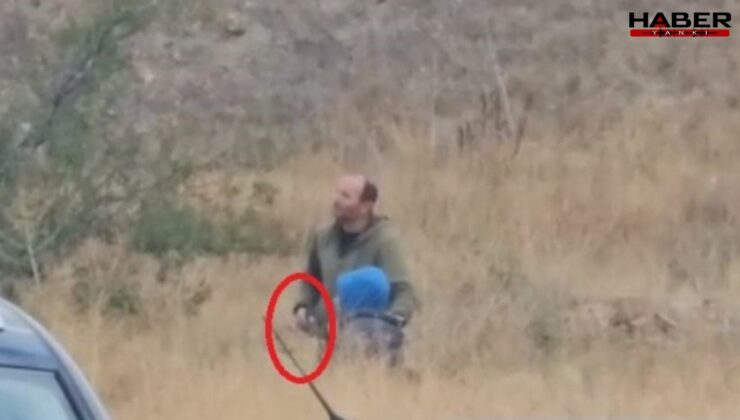 Ankara'da dehşet anları kamerada: Eski eşini rehin aldı