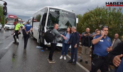 Antalya'da zincirleme kaza: Turistler yaralandı