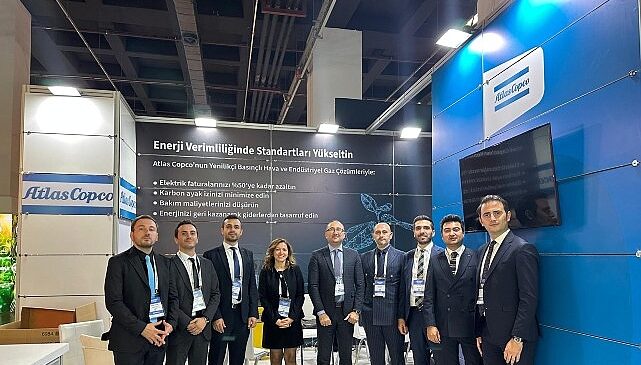 Atlas Copco Enerji Verimliliği Fuarı’nda Sanayide Verimli Büyümenin Yol Haritasını Paylaştı