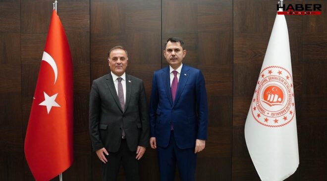 Bakan Kurum, İBB Başkan Vekili Nuri Aslan ile görüştü