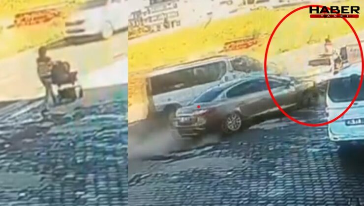 Bebek arabasıyla ilerliyordu… Mucize kurtuluş
