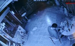 Camı kırıp içeri girdi: Yedi, içti ve gitti