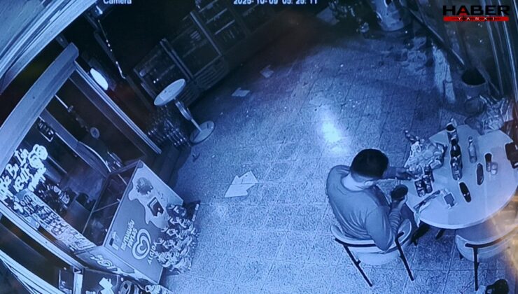 Camı kırıp içeri girdi: Yedi, içti ve gitti