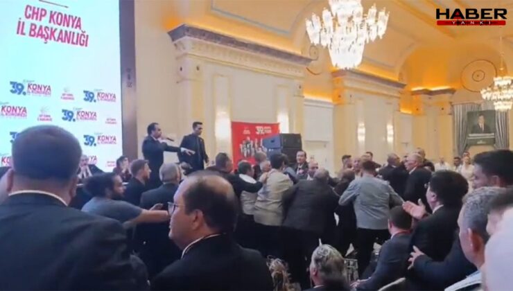 CHP Konya il kongresinde gerginlik