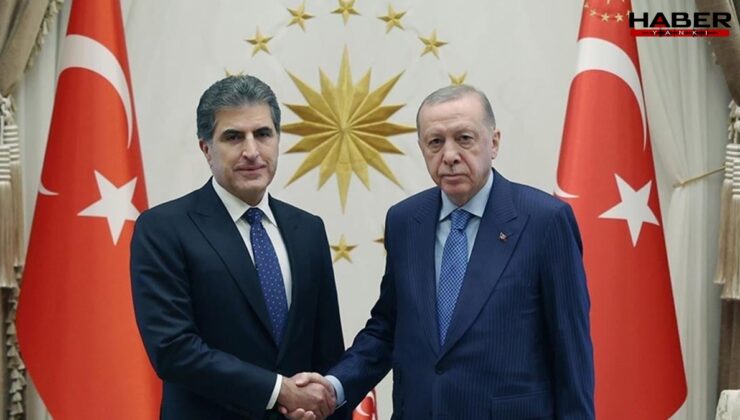 Cumhurbaşkanı Erdoğan, IKBY Başkanı Barzani ile bir araya geldi