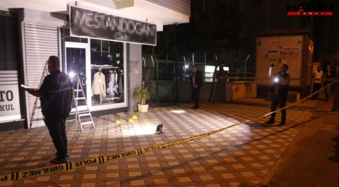 Erkek giyim mağazasına atılan EYP paniğe neden oldu