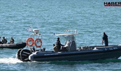 Fethiye açıklarında göçmenlerin bulunduğu lastik bot battı
