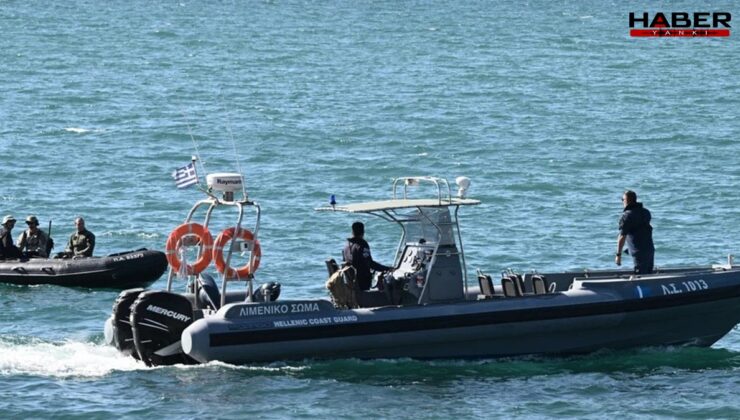Fethiye açıklarında göçmenlerin bulunduğu lastik bot battı