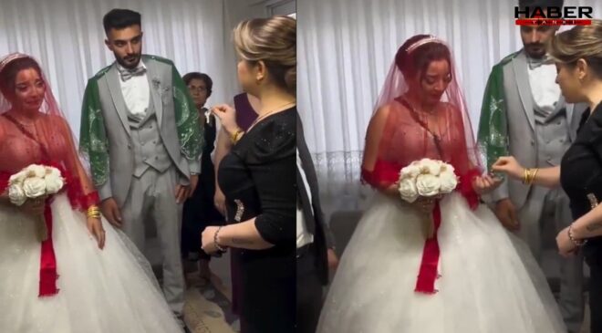 Gelinin annesinin sözleri damadı şoka uğrattı! Video sosyal medyada gündem oldu