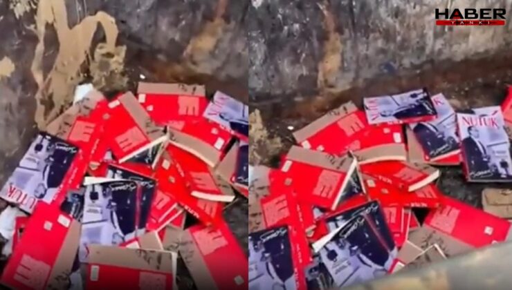 Lisede Nutuk kitapları çöpe atıldı, CHP'den sert tepki geldi
