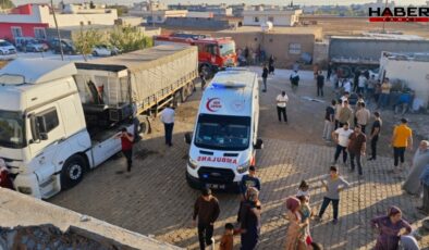 Mardin'de acı olay: Babasının kullandığı TIR'ın altında kaldı