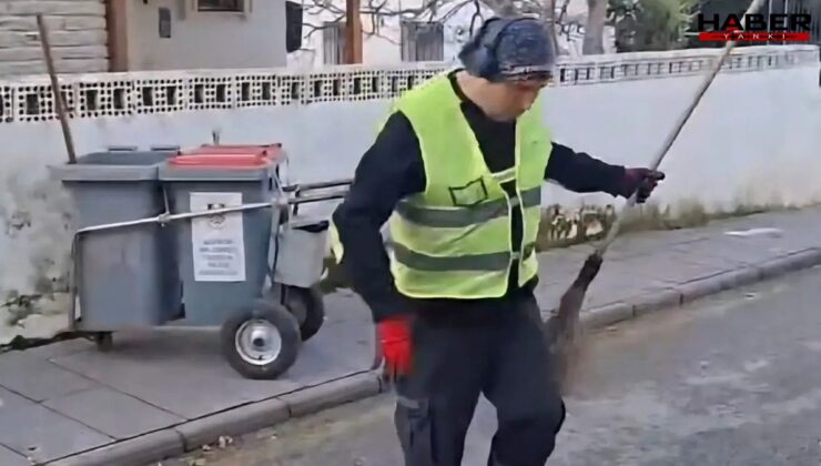 Müzik tutkunu fenomen çöpçüye müzik yasağı geldi!