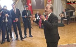 Resepsiyonda Mustafa Keser’den sürprizi