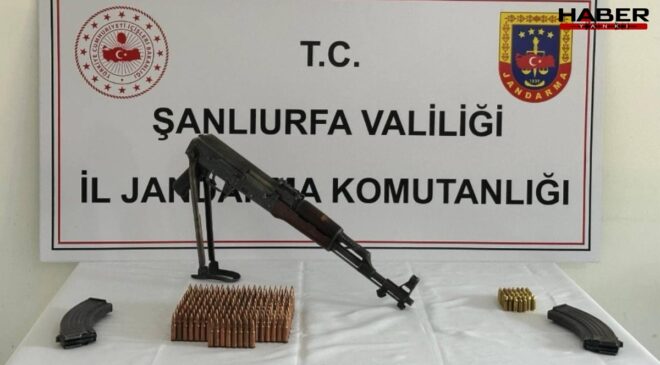 Şanlıurfa'da silah kaçakçılığı operasyonu: 1 gözaltı