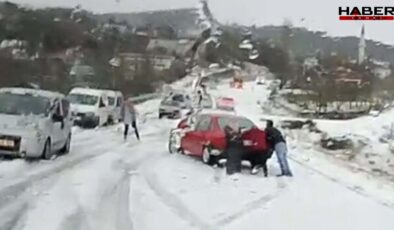 Seydikemer’de dolu yağdı: Sokaklar Beyaza Büründü