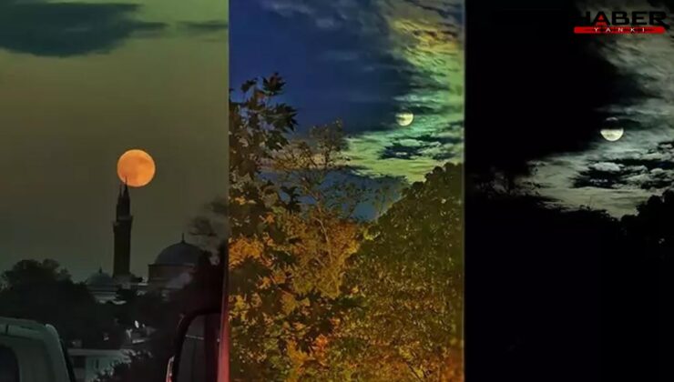 Süper Ay görenleri mest etti