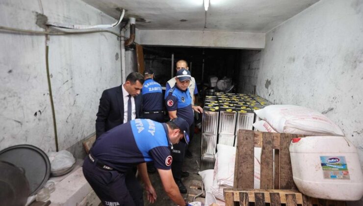 Tarihi geçmiş ürünleri rafa dizmiş satarken yakalandı!