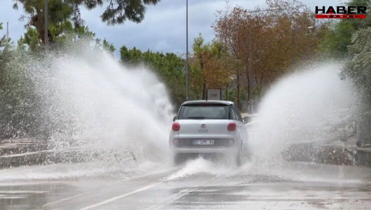 Turizm cennetini sağanak vurdu
