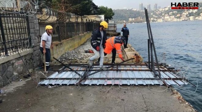 Yalı sahibi yolu kapatmıştı! İBB devreye girdi, yolu açtı