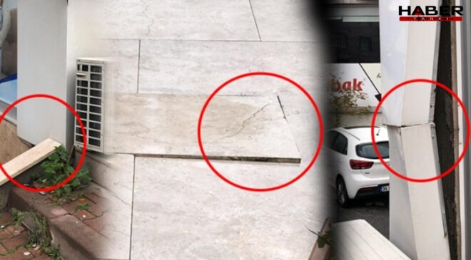 Yıkımdan 24 saat önce… Tahtalarla tutturulmuş…