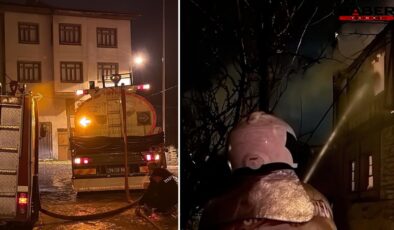 150 yıllık tarihi konak alev alev yandı