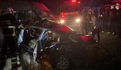 5 araç birbirine girdi, ortalık kan gölüne döndü: Ölü ve yaralılar var