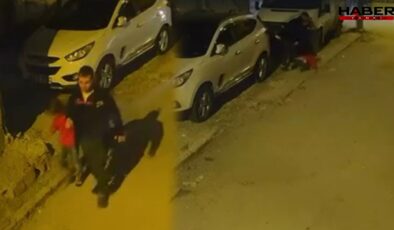 5 yaşındaki kızının başını önce otomobile çarptı, sonra yere fırlattı