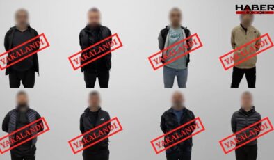 8 suçlu Türkiye'de