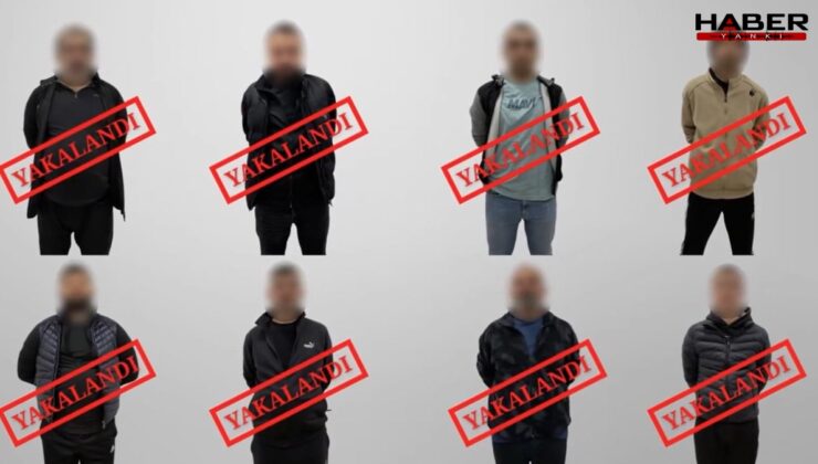 8 suçlu Türkiye'de