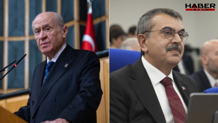 Bahçeli'nin açıklaması bakanı kızdırdı
