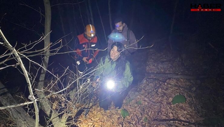 Bursa’da şelale bölgesinde kaybolan iki kişi AFAD tarafından kurtarıldı