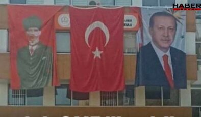 CHP'li isim duyurdu: 10 Kasım öncesi okula Erdoğan posteri asıldı