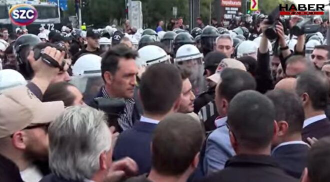 CHP'nin yürüyüşüne polis engeli