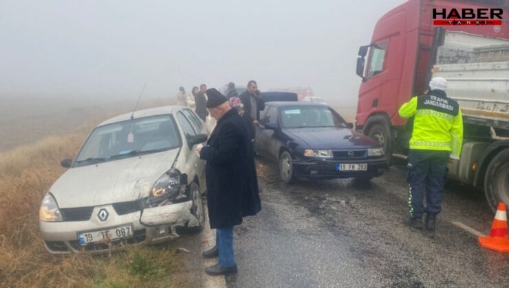 Çorum'da zincirleme kaza: Yaralılar var