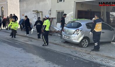 Edirne’de otomobil fırına daldı: 4 yaralı