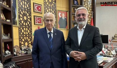 Eski AKP milletvekili Mehmet Metiner Bahçeli'yi ziyaret etti