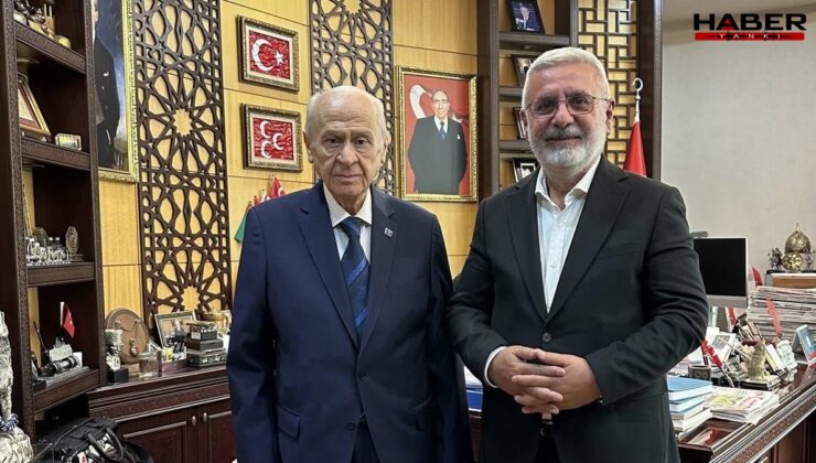 Eski AKP milletvekili Mehmet Metiner Bahçeli'yi ziyaret etti