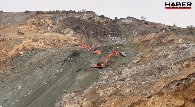 Göçük altında kalan şantiye müdürü 7 gündür aranıyor