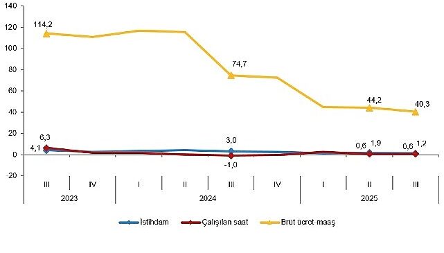 İşgücü Girdi Endeksleri, III. Çeyrek: Temmuz-Eylül, 2025