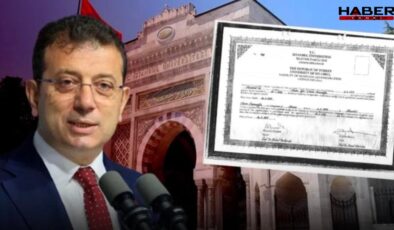 İstanbul Üniversitesi rektöründen 'İmamoğlu'nun diploması' açıklaması