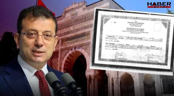 İstanbul Üniversitesi rektöründen 'İmamoğlu'nun diploması' açıklaması