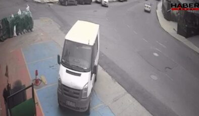 İstanbul'da faciaya ramak kala: Freni boşalan araç yokuş aşağı kaydı