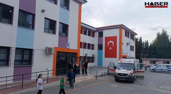 İzmir’de ortaokulda yangın tüpü paniği! 15 öğrenci etkilendi