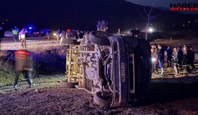 Kahramanmaraş'ta işçi servisi şarampole devrildi! 2 işçi öldü